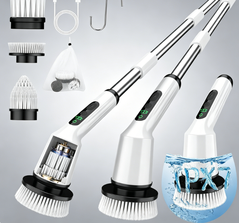 Electric Spin Scrubber for Cleaning Bathroom