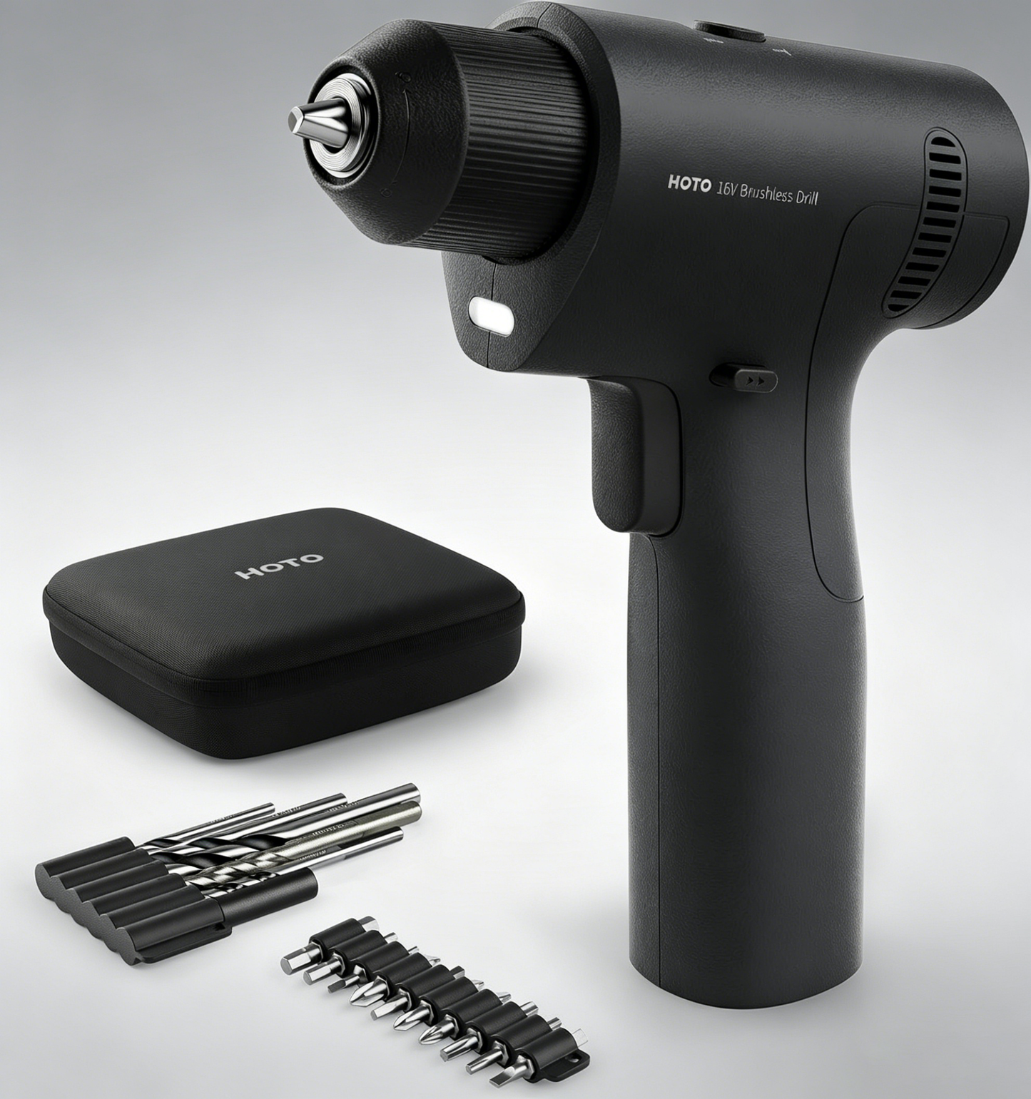 16V Brushless Power Drill, 50 N·m High Torque with Smart Display